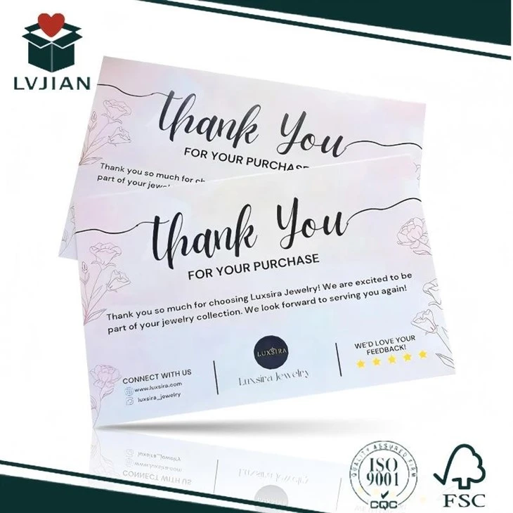 Product Paper Card